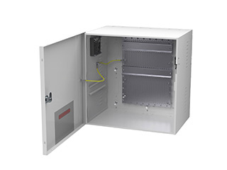 Sewosy COF-MP2 Sewosy boîtier IP40 pour alimentation sur rail DIN incluant quatre rails DIN et ventilateur.