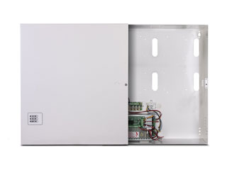 Pulsar Pulsar 076-100-EU Smart Box Pulsar alimentation pour un maximum de 4 pièces des contrôleurs Paxton10. Le nombre désiré de contrôleurs de porte (Paxton 010-403-NL) peut être commandé séparément