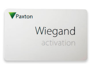 Paxton 125-201-NL Technologie HID authentique 125 kHz Carte d'activation Wiegand.Cette carte convient à tous les lecteurs SAUF pour Paxton: 353-467-NL-EN 371-125