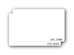 Snelpas CCA426-01C Mifare Rosslare Bedrukt Snelpas Mifare Card format ISO7810/7813. Equipé de Mifare 1K Chip