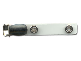 Snelpas CCA508-01 Snelpas Badge Clip avec lanière transparent et fermoir bretelle en acier