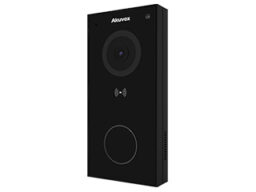 Akuvox E12S-Black-On-Wall-V2.0 Akuvox interphone vidéo compact E12 avec un bouton poussoir et caméra 2 MP