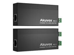 Akuvox 2-Wire-Converter-Kit Akuvox kit with 2-wire to IP and Ip to 2-wire converters.