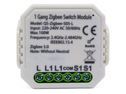 Akubela QS-Zigbee-S05-LN Akubela Module d'interrupteur simple encastré 230VAC