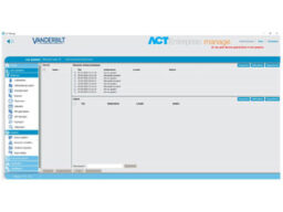 acre (Vanderbilt) ACTpro Professional software Vanderbilt logiciel ACTpro Professional. Logiciel ACTpro Professional serveur/client pour max 4.000 portes