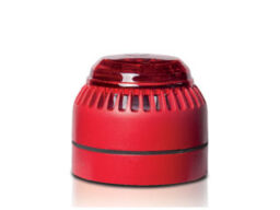 Fulleon 8210112FULL-0015X Fulleon Solista sirène avec flash lentille rouge base basse.