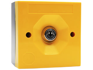 STI STI-SS3-5020 STI-SS3-5020 interrupteur à clé à 2 positions jaunes 1 inverseur et 2 touches (jaune). Étiquettes standard incluses