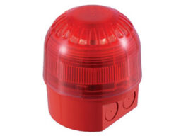 Inim IS0020RE Inim Sirène avec flash en boîtier rouge et 32 ton sélectionnable avec socle IP65 élevée .