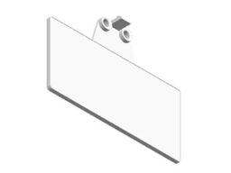 Inim EB0110LAB Inim EB0110LAB plus grand porte-étiquette pour la socle de détecteur EB0110 (unité d'emballage = 10 unités)