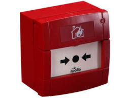 Inim 55100-031 Apollo bouton poussoir conventionnel EX rouge a été conçu pour fonctionner sur les systèmes conventionnels de détection incendie intrinsèque.