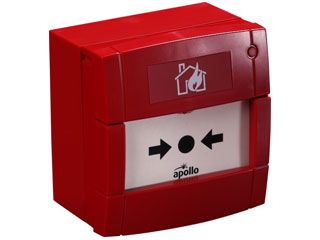 Inim 55100-031 Apollo bouton poussoir conventionnel EX rouge  a été conçu pour fonctionner sur les systèmes conventionnels de détection incendie intrinsèque.
