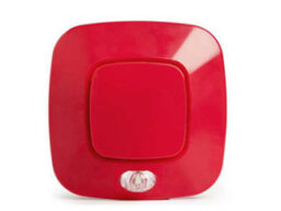 Inim IS2021RE Inim IS2021RE Sirène conventionele rouge et flash. 14 tones sélectionnable avec DIP switches