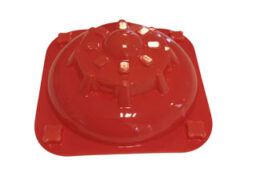 Inim PABLP116116044MN1 Base de couverture rouge Inim pour la protection des détecteurs Inim.