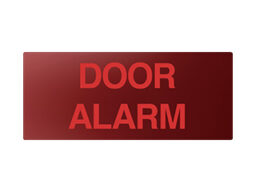 Inim FOP46 Pictogramme "DOOR ALARM" pour panneau d'avertissement visuel et sonore ISS02X/ESS02X (prix pour 10 unités