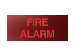 Inim FOP45 Pictogramme "FIRE ALARM" pour panneau d'avertissement visuel et sonore ISS02X/ESS02X (prix pour 10 unités
