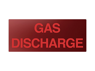Inim FOP38 Pictogramme "GAS DISCHARGE" pour panneau d'avertissement visuel et sonore ISS02X/ESS02X (prix pour 10 unités