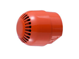 Inim TCC-0001-IS Inim sirène rouge à sécurité intrinsèque (Ex) pour installation en zone dangereuse. Homologuée ATEX et IECEx. Groupe I MI Ex ia I Ma et Groupe II IGD Ex ia IIC T6 Ga