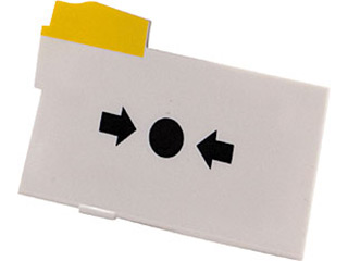 Fulleon CX/P/KIT Fulleon elément plastique réparable pour le déclencheur manuel Fulleon CXL. Dimensions 76x40 mm (unité d'emballage = 10 unités)