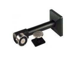 Fulleon FSMD/024/100/UA/LONG // 1380-30-D Aimant de porte FULLEON extra puissant pour montage sol et mural (en tournant la tête magnétique). L'aimant de la porte a une hauteur de 30 cm et a une force d'adhérence élevée. Il est muni d'un bouton de déverrouillage. La version CSA est équipé d'une protection par diode.