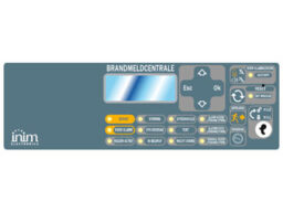 Inim LXDLIND0SLIGHTNE Inim SmartLine étiquette d'écran de réserve avec texte en néerlandais