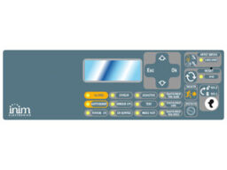 Inim LXDLINF0SLIGHTNE Inim SmartLine étiquette d'écran de réserve avec texte en français