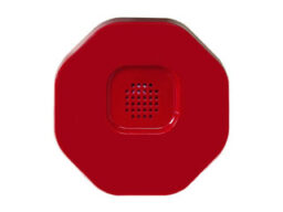 STI KIT-6403 Sirène externe STI-6400-RS (rouge). La sirène est connectée à la butée de sortie STI6400.