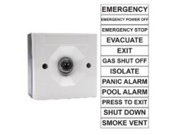 STI STI-SS3-7020 STI-SS3-7020 interrupteur à clé à 2 positions blanc 1 inverseur et 2 touches (blanc). Étiquettes standard incluses