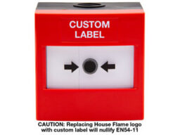 STI WRP2-R-01-CL STI WRP2-R-01-CL avertisseur incendie IP67. avec étiquette personnalisée