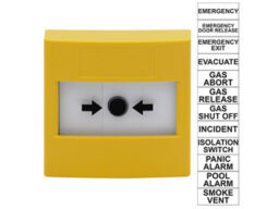 STI RP-YF2-01 STI-RP-YF2-01Point de réinitialisation - Montage encastré - Jaune série 01(N.O.- 470R- 680R)
