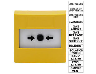 Bouton d’ incendie en couleur