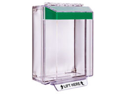 STI STI-14110NG-NL STI-14110NG-NL Low Profile Universal Stopper Surface Mount green cover no label