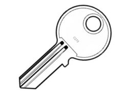 RWA RWA Compact.pri.603 RWA compact Prior clé de réserve (empreinte de clé = 603). Attention : uniquement pour l'ancienne version de Compact.prior !