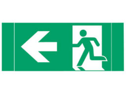 Lixit Lighting OH200PTLF Lixit lighting OH200PTKLF pictogramme symbole flêche vers le gauche pour le luminaire HP200