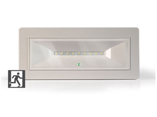 Lixit Lighting DVSA110242 Lixit Lighting éclairage Diva éclairage de secours avec désignation d'itinéraire de vol. puissance 11W
