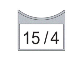 Bosch Fire TP8 400 Bosch TP8 400 Plaque étiquette grande Plaque de support pour identification du detecteur