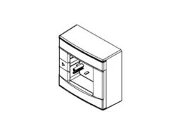 Bosch Fire FDMH273-R Bosch FDMH273-R Boîtier déclencheur manuel d'alarme incendie radio Boîtier pour déclencheur manuel d'alarme incendie radio