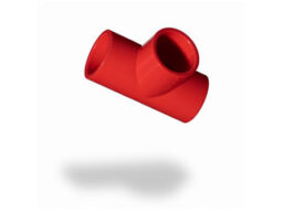 Alpha R-ABS006 Pièce-T pour système d'aspiration (ABS rouge