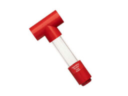 Alpha R-ABS041 Verre jauge intégré avec drain pour système d'aspiration (ABS rouge