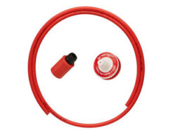 Alpha R-ABS042C/EC Kit complet capillaire-bouchon-cône pour système d'aspiration (ABS rouge