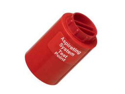 Alpha R-ABS038 Pointe de test à manchon fileté pour système d'aspiration (ABS rouge