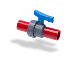 Alpha ABS1WV/INLINE/25 Robinet à boisseau sphérique unidirectionnel en ligne pour système d'aspiration