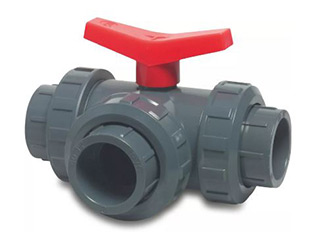 Inim 2510025 Alpha grand robinet à boule 3 voies 25mm