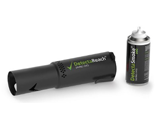 Gas Safe Europe DR1 Detectareach GSE DR1 Detectareach testeur manuel de détecteurs de fumée avec distributeur télescopique