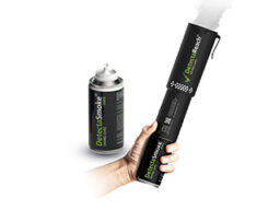 Gas Safe Europe DR1 Detectareach + DSF2R GSE DR1 Detectareach testeur manuel de détecteurs de fumée avec distributeur télescopique