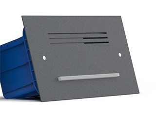 Venitem GIUDECCA DG Venitem GIUDECCA sirène extérieure intégrée avec couvercle "Dust Gray" et flash LED RGB