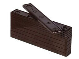 RISCO RAX78MSB000A Risco épaisseur pour l'aiment du contact magnétique X78. (10 pièces). Couleur marron