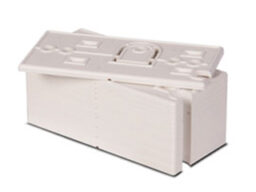 RISCO RAX78XS0000A Risco épaisseur pour section d'émetteur du contact magnétique X78. (10 pièces). Couleur blanc