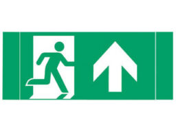 Lixit Lighting OH100PTUP Lixit lighting OH100PTKUP pictogramme avec flèche vers le haut symbole pour le luminaire HP100