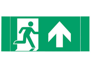 Lixit Lighting OH100PTUP Lixit lighting OH100PTKUP pictogramme avec flèche vers le haut symbole pour le luminaire HP100