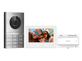 Hikvision DS-KIS706EY Hikvision Kit d'interphone HD 2 fils vidéo pour villa ou maison